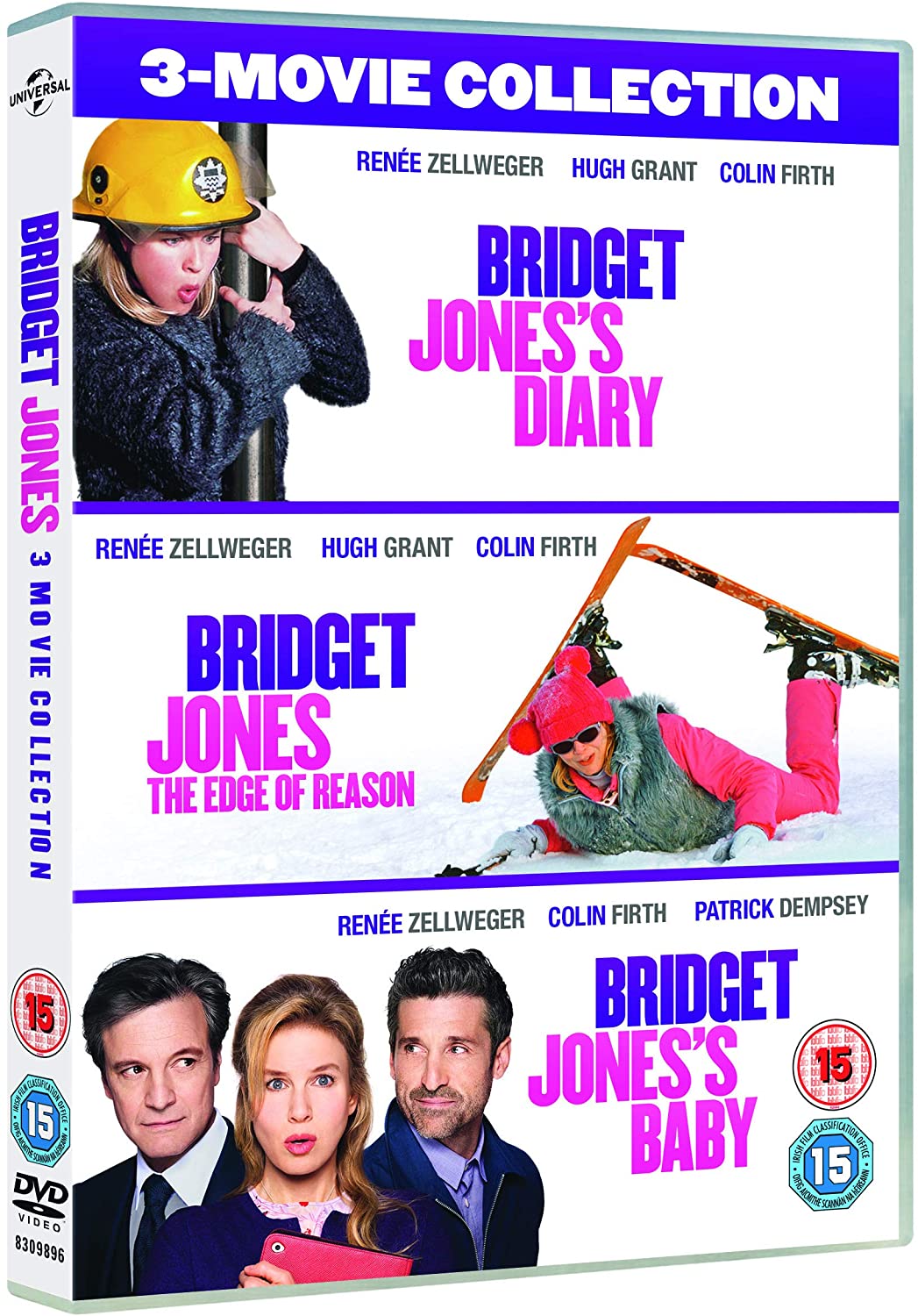 Bridget Jones 3-Film Collection – Liebesfilm/Komödie [DVD]