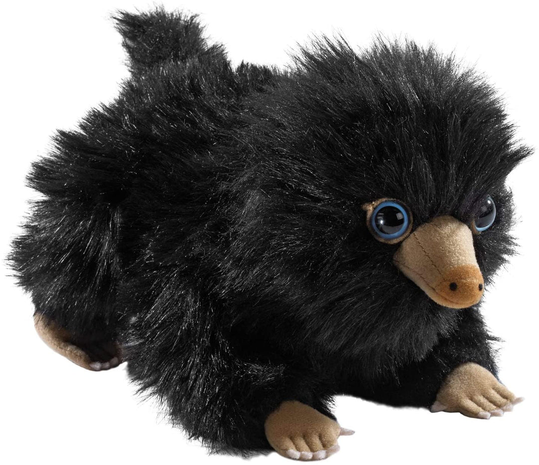 The Noble Collection Fantastic Beasts Black Baby Niffler Plüsch – offiziell lizenzierte 9 Zoll (23 cm) große Plüschspielzeugpuppen als Geschenke