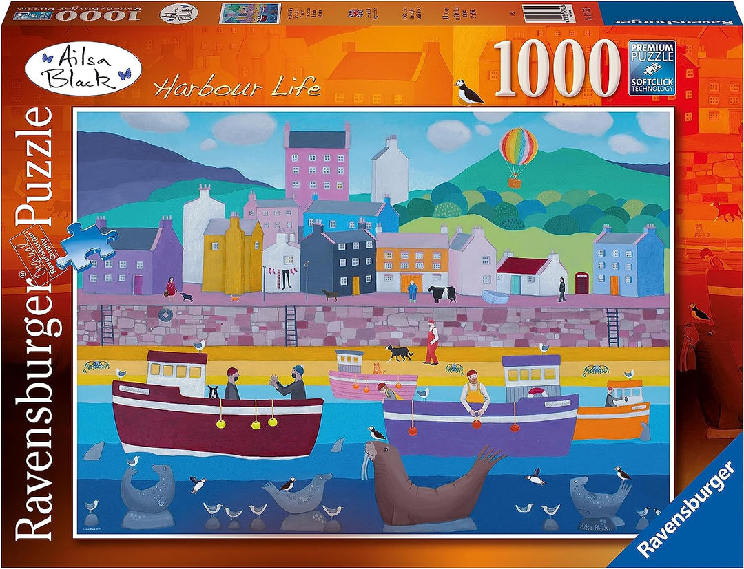 Ravensburger 17555 Harbour Life 1000-teiliges Puzzle für Erwachsene und Kinder