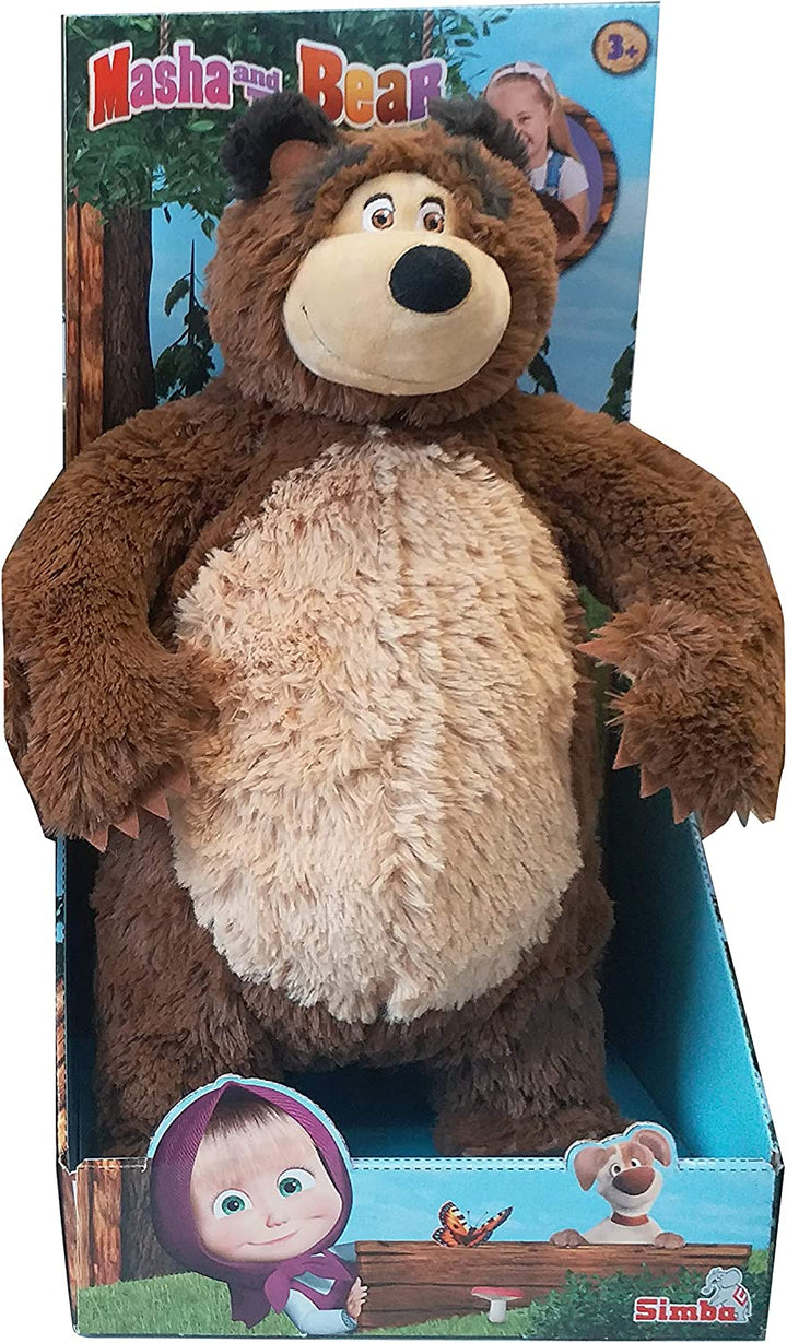 Masha & The Bear 43cm Soft Plush Bear - Official Licensed Toy for Ages 3+