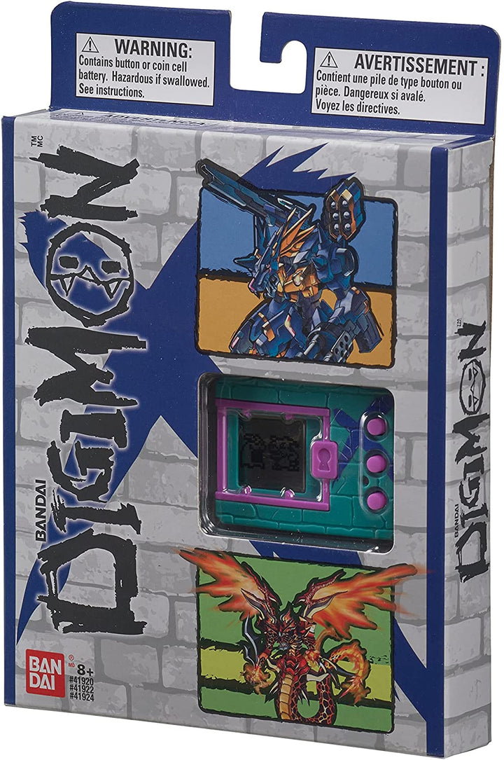 BANDAI 41924NP DigimonX (Grün &amp; Blau) – Virtuelles Monster-Haustier von Tamagotchi
