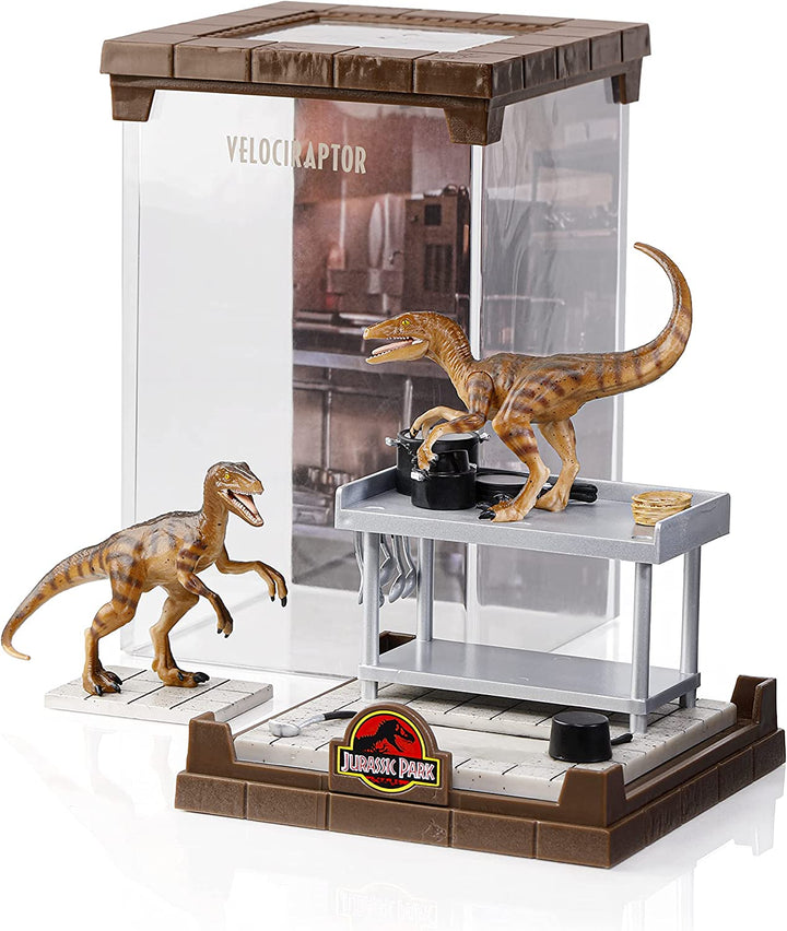 Das Velociraptor-Diorama der Noble Collection