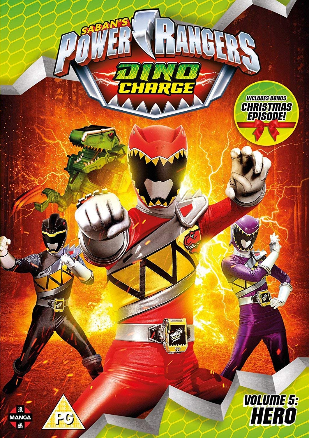 Power Rangers Dino Charge: Hero (Band 5), Episoden 18–22 (inkl. Weihnachtsspecial) [DVD]