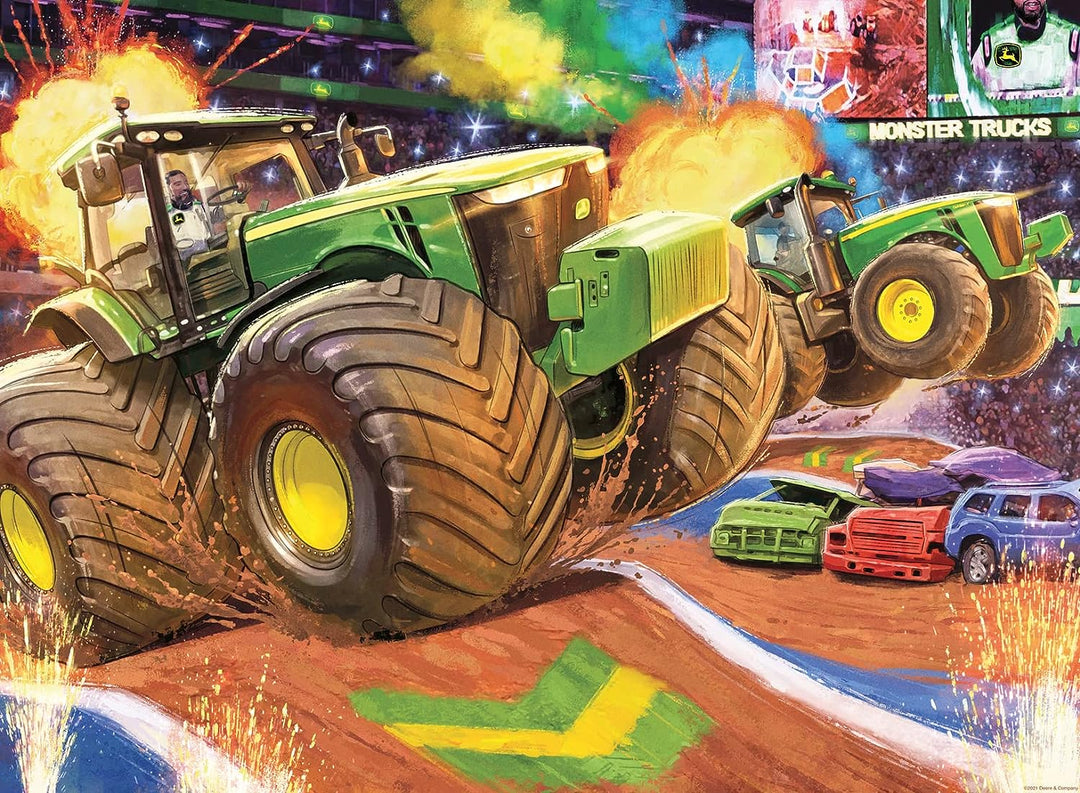 Ravensburger John Deere Big Wheels 100 Piece Jigsaw Puzzles for Kids Age 6 Years