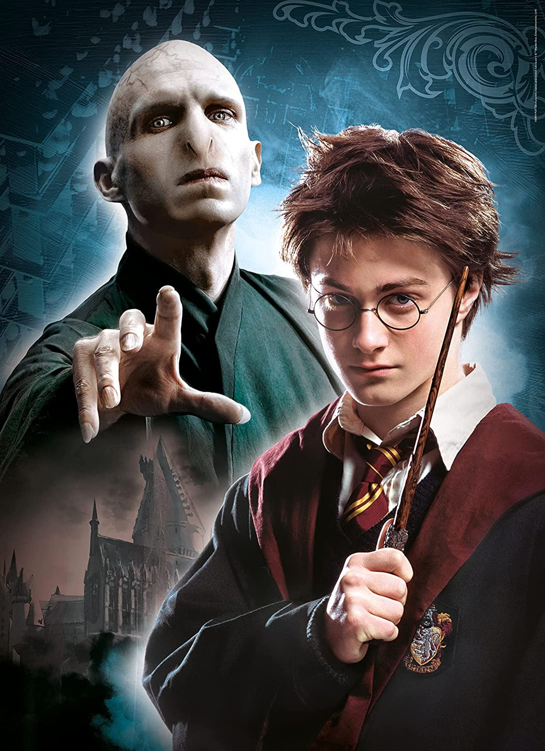 Clementoni 61884, Harry Potter-Puzzle für Erwachsene und Kinder, 3 x 1000 Teile, ab 10 Jahren