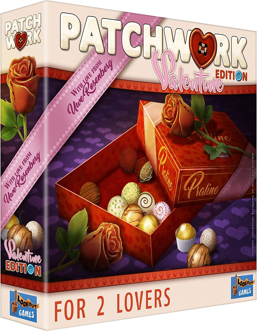 Lookout Spiele | Patchwork: Valentinstagausgabe | Brettspiel | Ab 8 Jahren