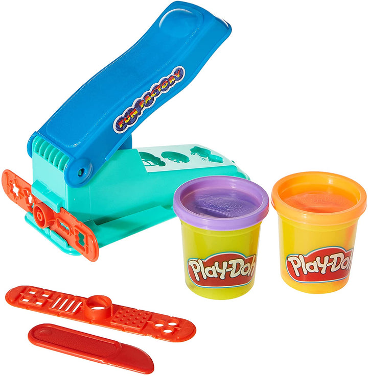 Play-Doh Basic Fun Factory Formherstellungsmaschine mit 2 ungiftigen Farben