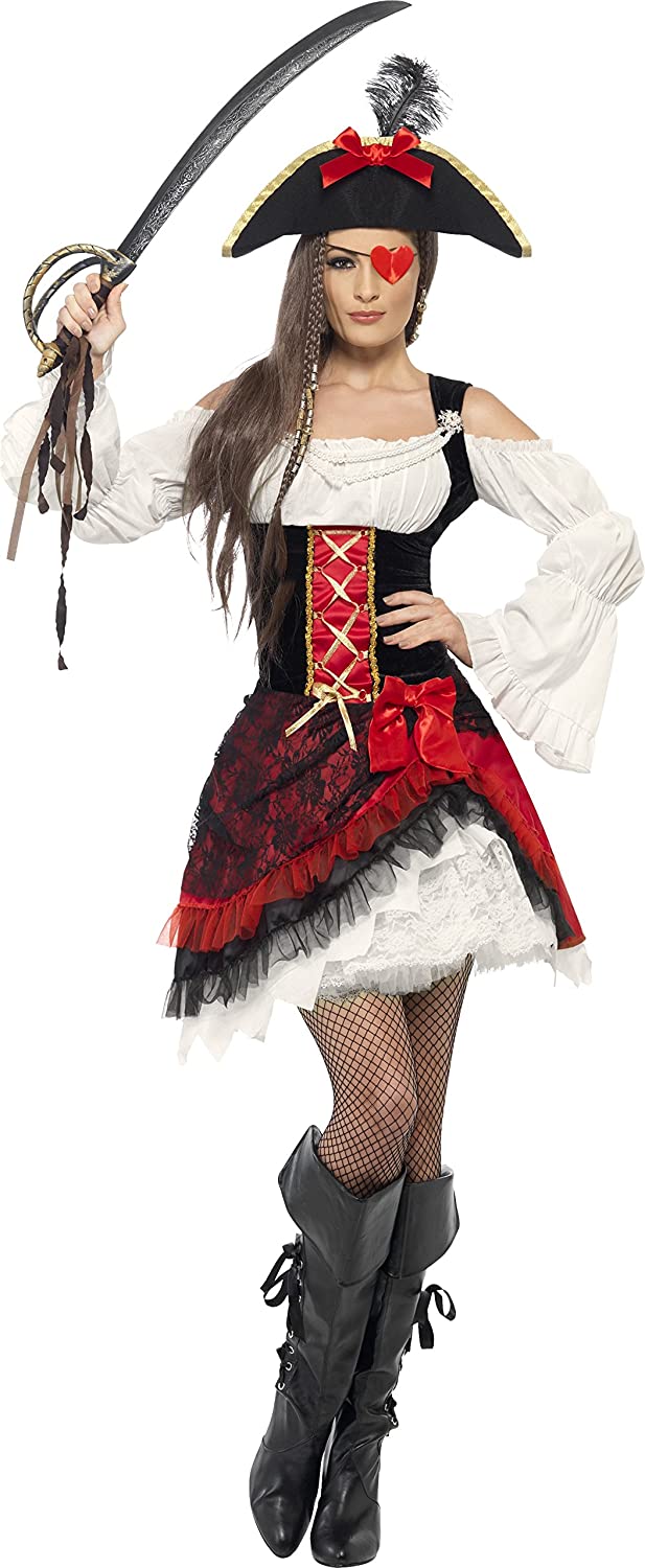 Smiffys glamouröses Piraten-Lady-Kostüm