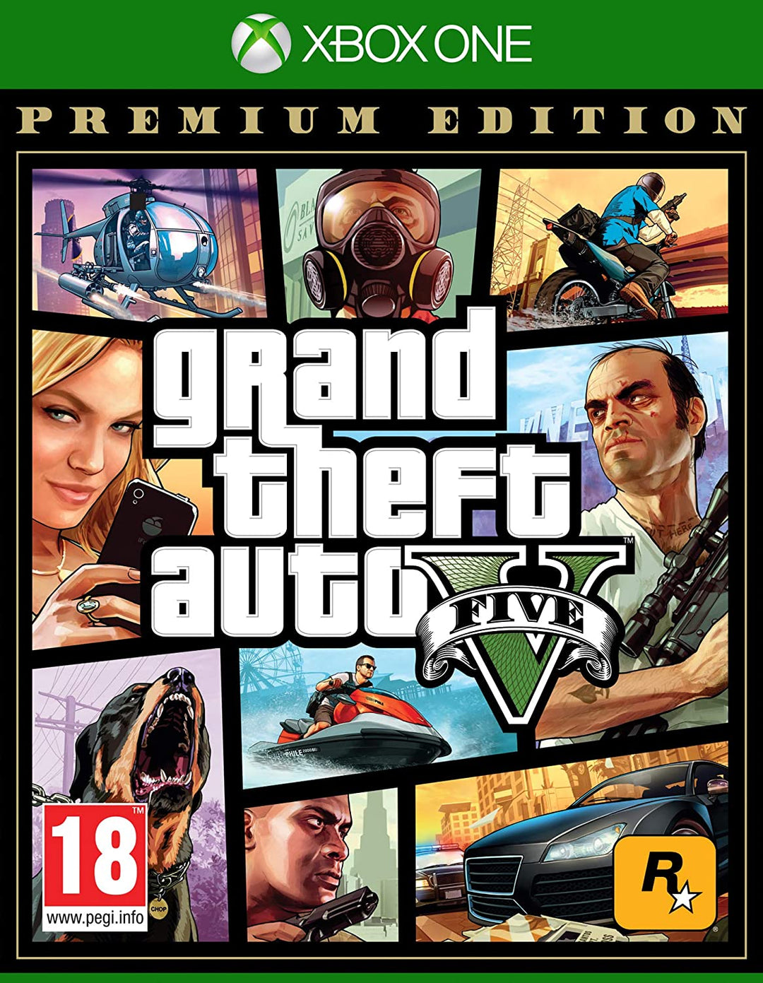 Grand Theft Auto V: Premium Edition (Xbox One) + 1,25 Millionen GTA$