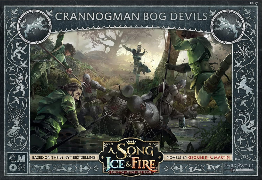 Ein Lied von Eis und Feuer Tabletop-Miniaturspiel Crannogmen Bog Devils Unit Box |