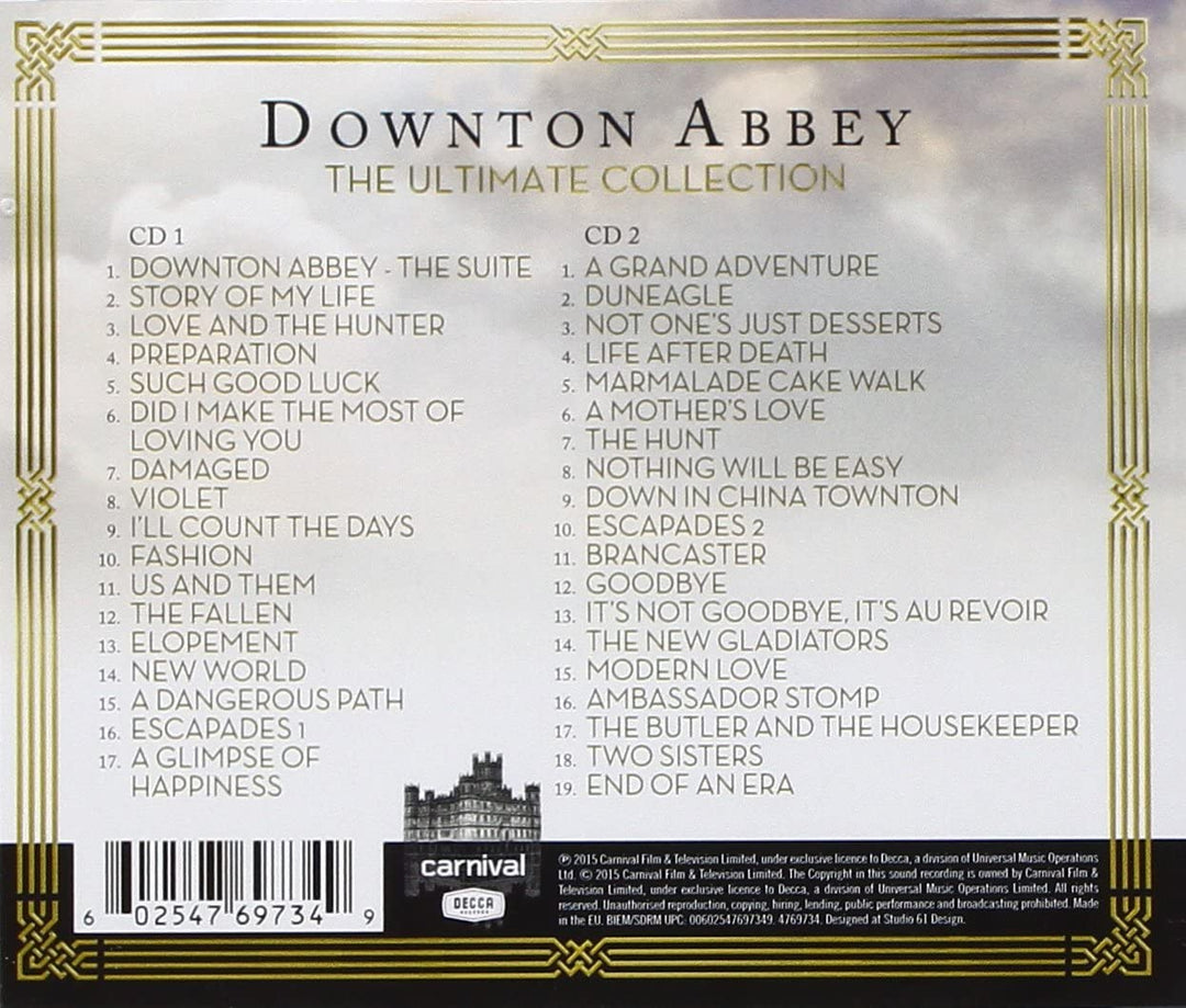 Downton Abbey - The Ultimate Collection - John Lunn [Audio CD]