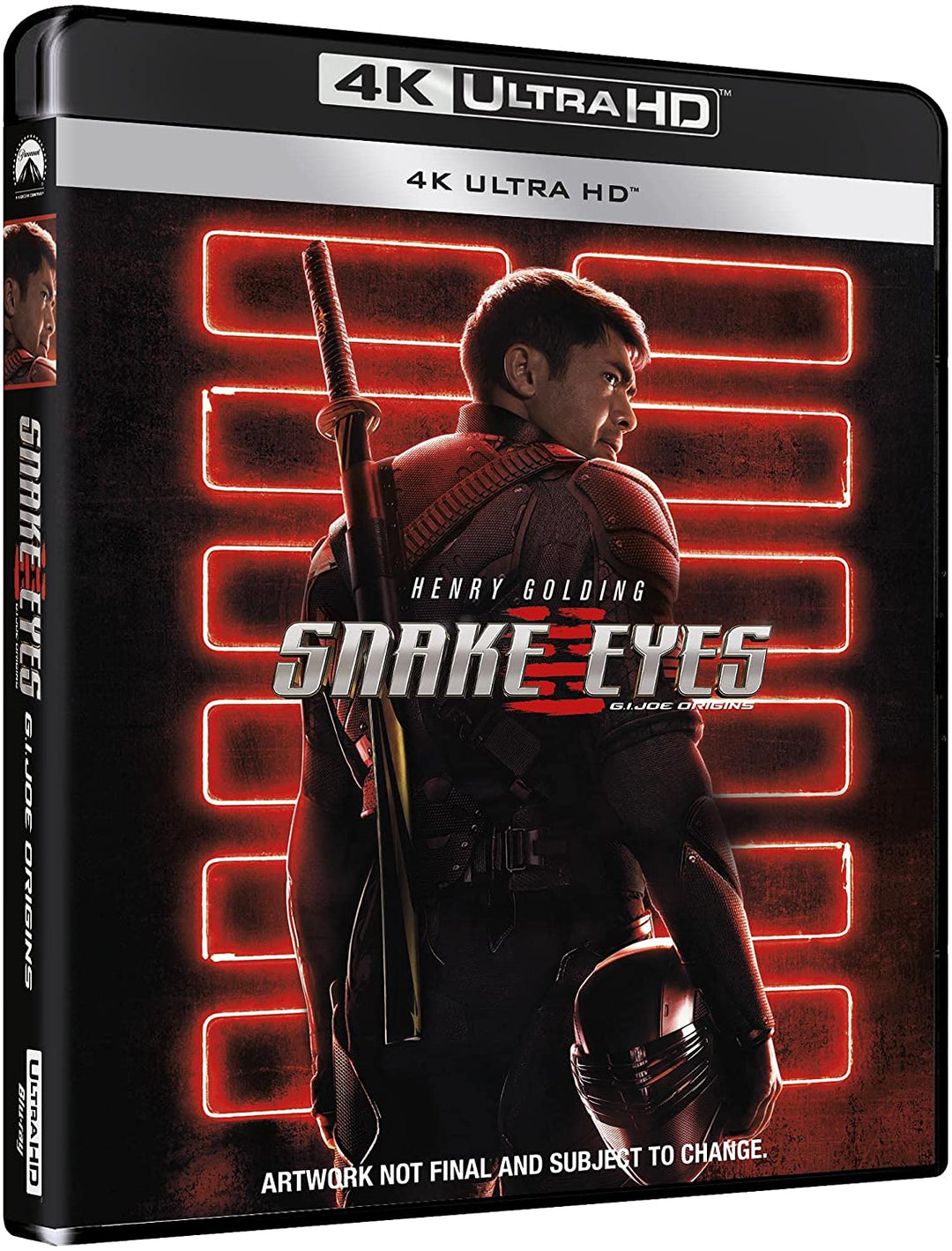 GI Joe (2020) Snake Eyes [2021] [Region Free] - Action/Adventure [Blu-ray]