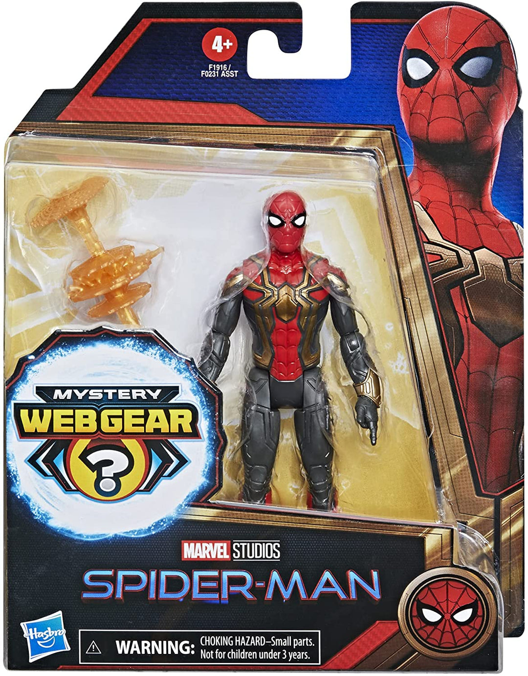 Spider-Man Iron Spider Mystery Web Gear 6 Inch Action Figure