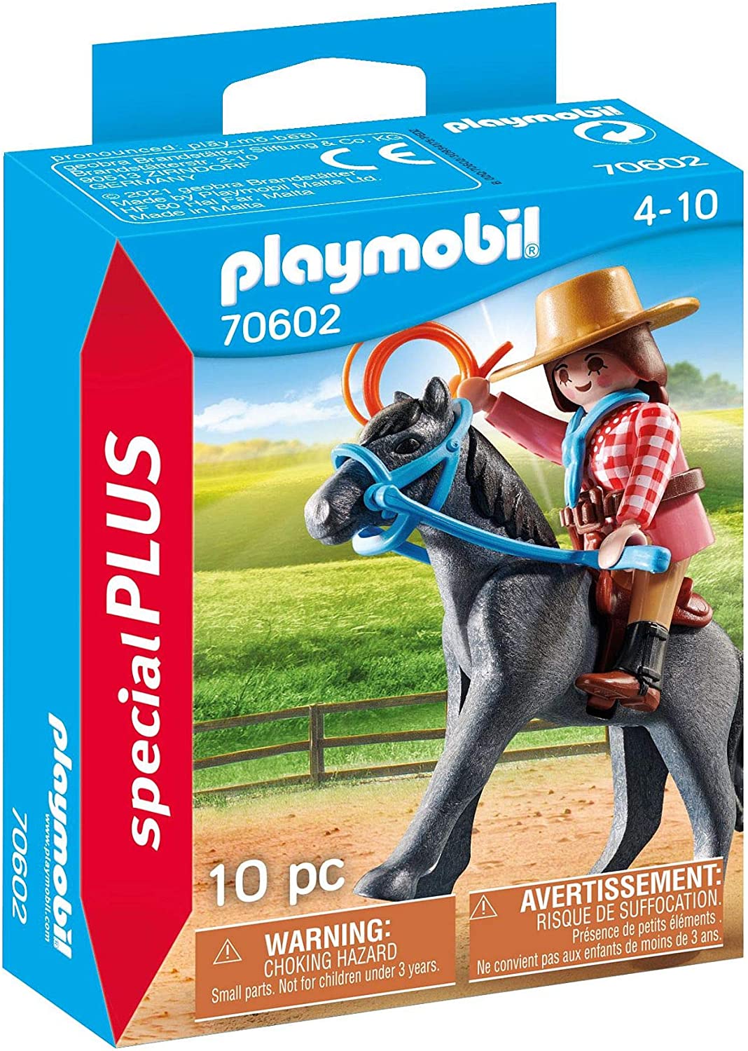 Playmobil 70602 Special Plus Western-Reitpferd, Mehrfarbig, Einheitsgröße