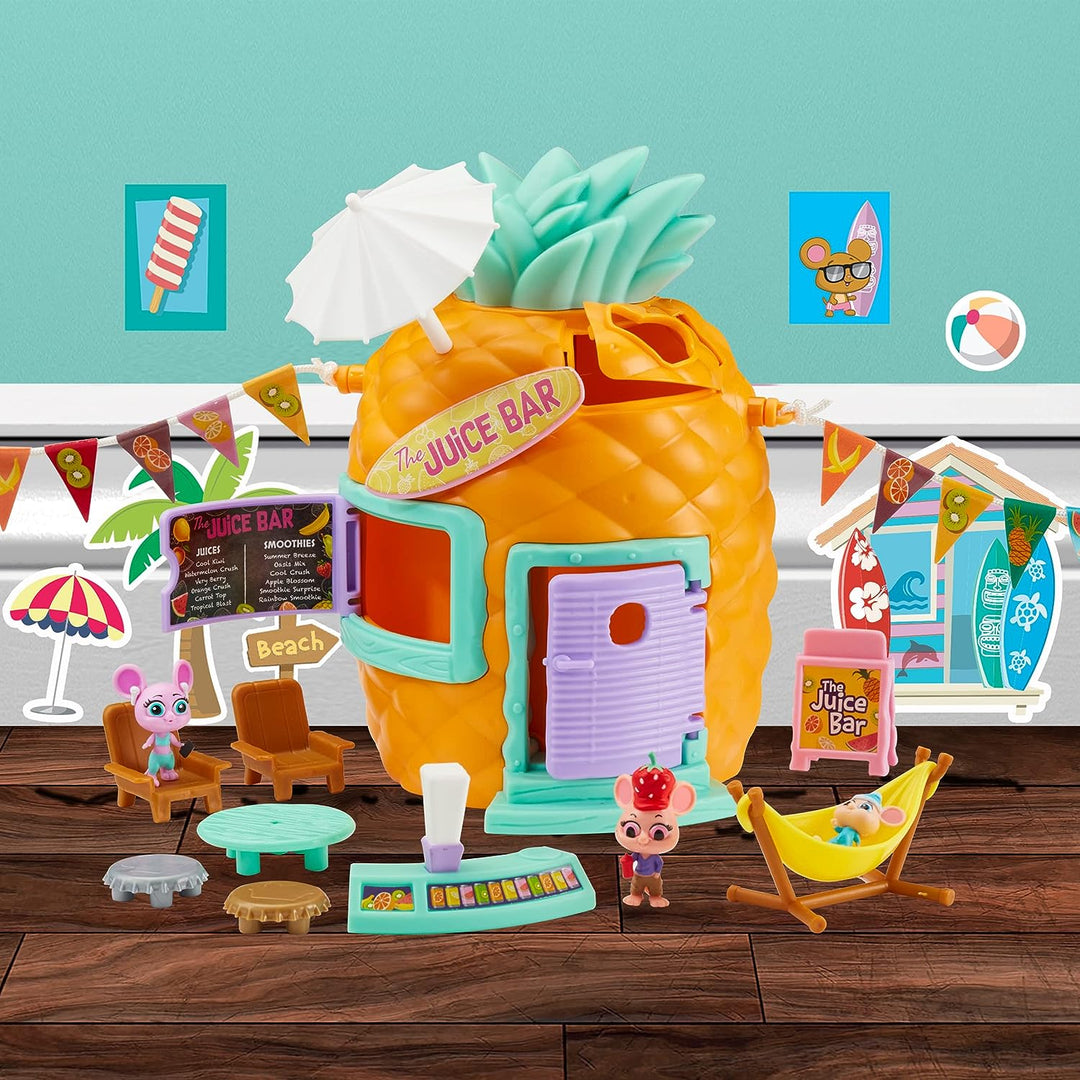 Millie & Friends Mouse in The House Pineapple Juice Bar Playset - Imaginative Play for Ages 3+