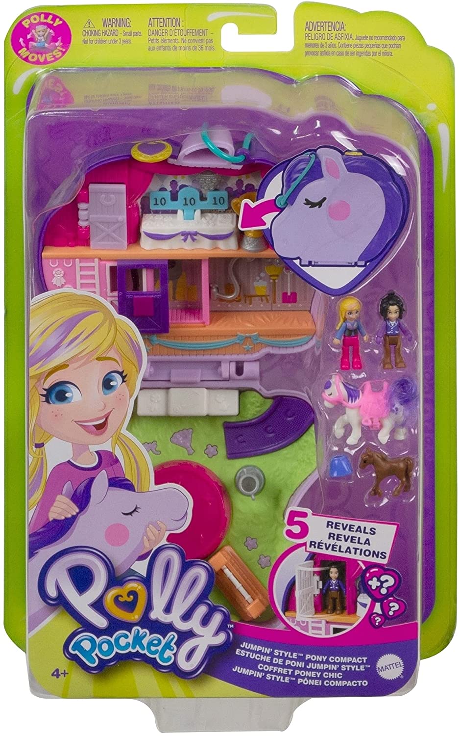 Polly Pocket Jumpin Style Poney Compact