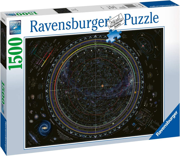 Ravensburger Karte des Universums, 1500-teiliges Puzzle für Erwachsene und Kinder