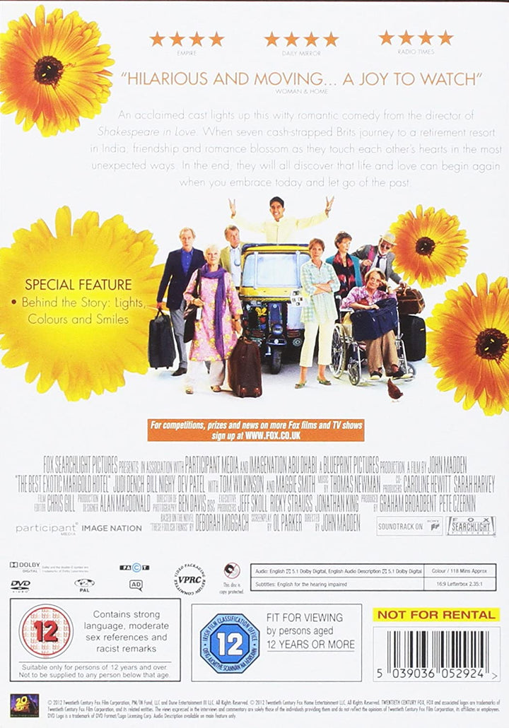 The Best Exotic Marigold Hotel [DVD] [2011] [2017]