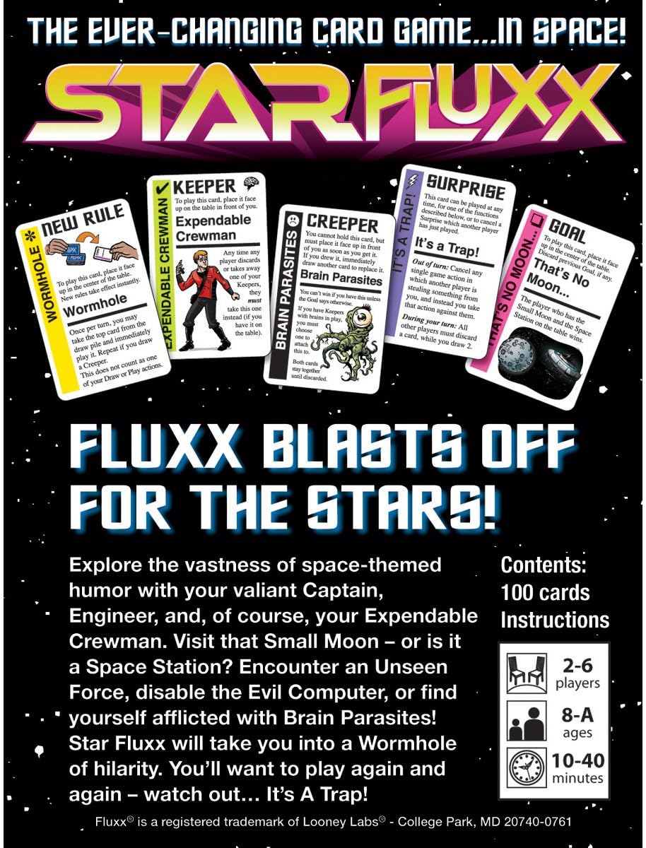 Looney Labs Star Fluxx-Kartenspiel 3
