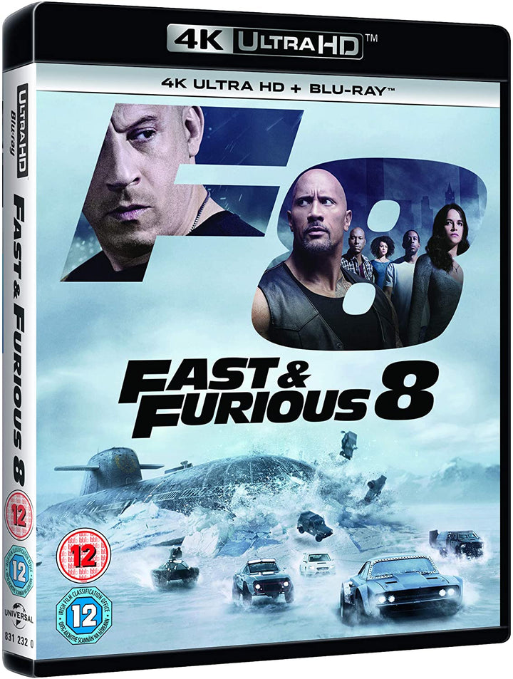 Fast and Furious 8 (4K UHD) - Action/Crime [Blu-ray]