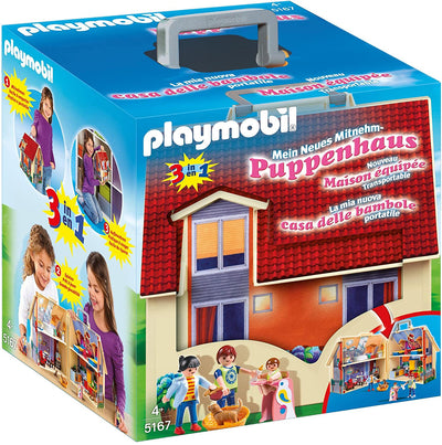 Playmobil 5167 Dollhouse Take Along Modern Dollhouse, For Children Ages 4+