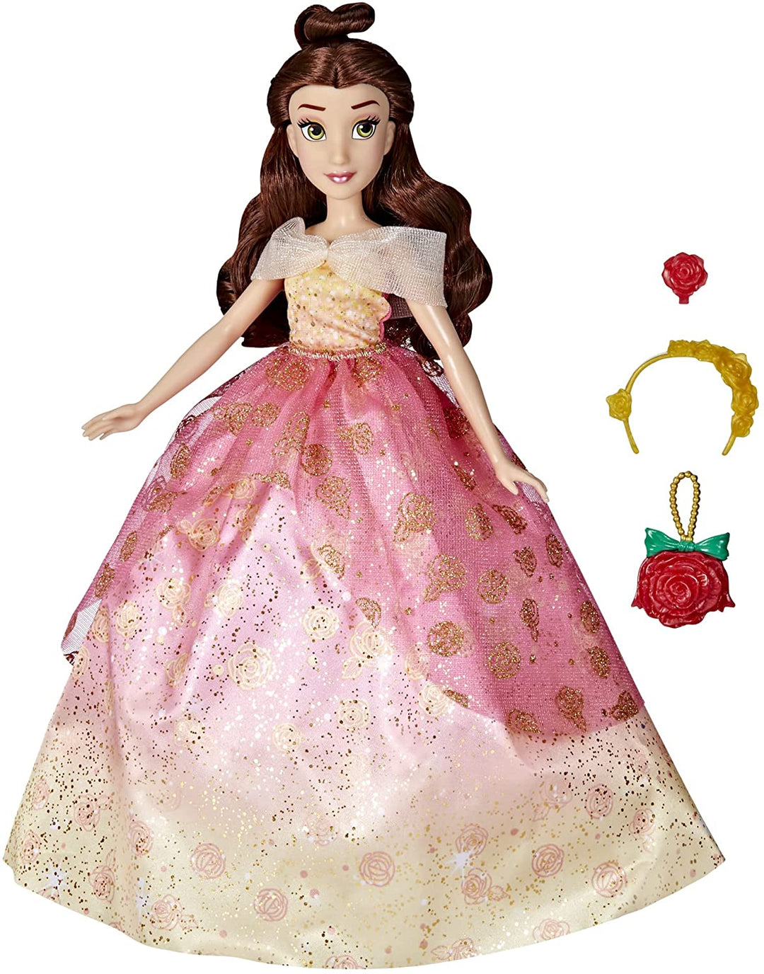 Hasbro Disney Princess F4625 Disney Princess Life Belle Puppe Modell 10 Outfit Com