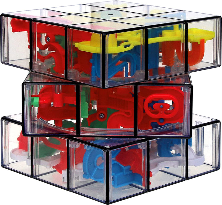Rubik's Perplexus Fusion 3 x 3, anspruchsvolles Puzzle-Labyrinth-Geschicklichkeitsspiel, für Erwachsene u