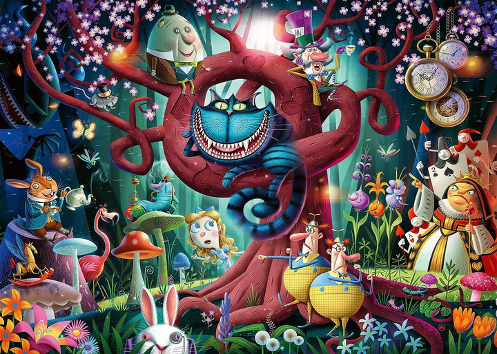 Ravensburger - Fast jeder ist verrückt (Alice im Wunderland), 1000-teiliges Puzzle für Erwachsene und Kinder ab 12 Jahren