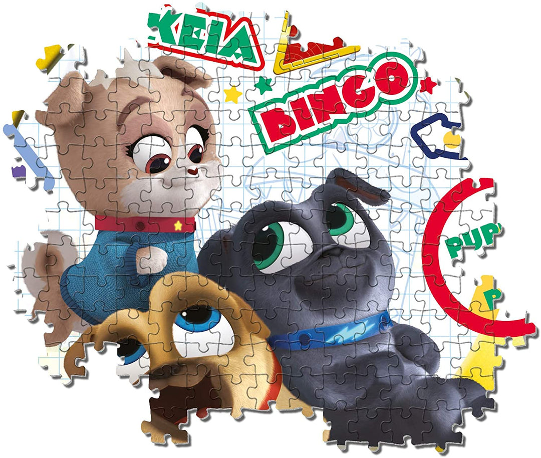 Clementoni - 27147 - Supercolor Puzzle - Puppy Dog Pals - 104 pieces - Made in Italy - jigsaw puzzle children age 6+