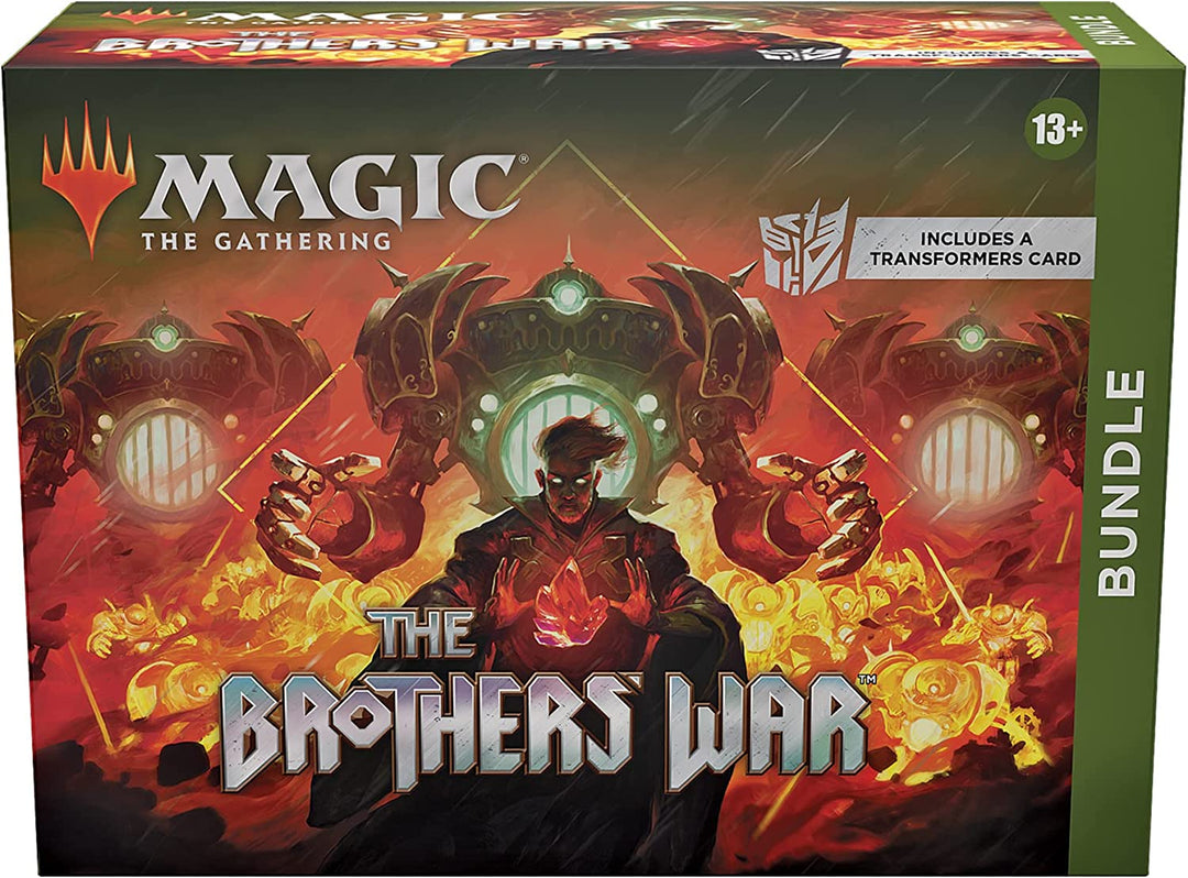 Magic The Gathering MTG The Brothers' War Bundle, 8 Set-Booster + Zubehör