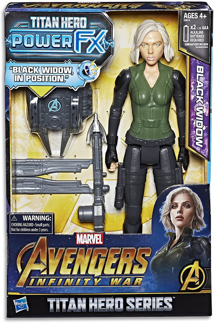 Marvel Avengers Infinity War Titan Hero Power FX Figure - Black Widow