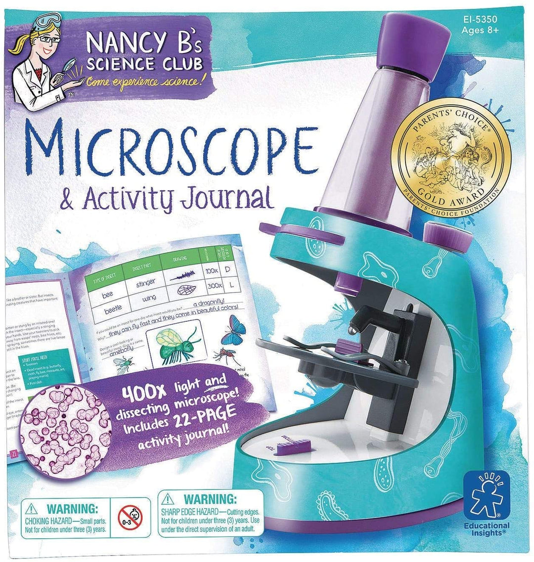 Club scientifique de Nancy B : Microscope et journal d&#39;activités