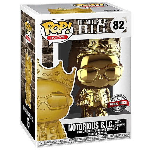 Notorious BIG Crown Gold Chrome Exclusive Funko 51797 Pop! Vinyl Nr. 82