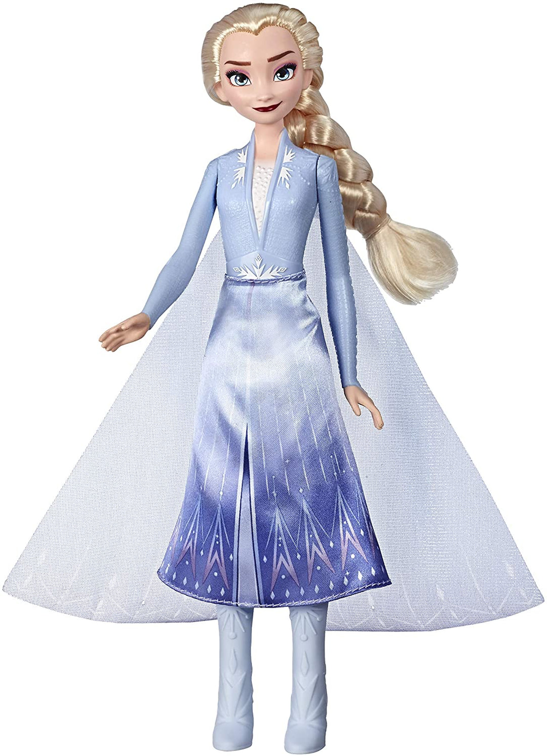 Disney Frozen Elsa Magische wirbelnde Abenteuer-Modepuppe, die aufleuchtet, inspiriert von Disneys Frozen 2-Film