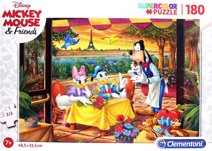 Clementoni - 29296 - Puzzle Supercolor pour enfants - Disney Classic-180 Pièces