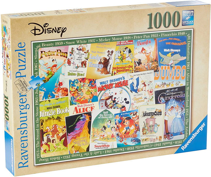 Ravensburger 19874 Disney Vintage Movie Poster 1000pc