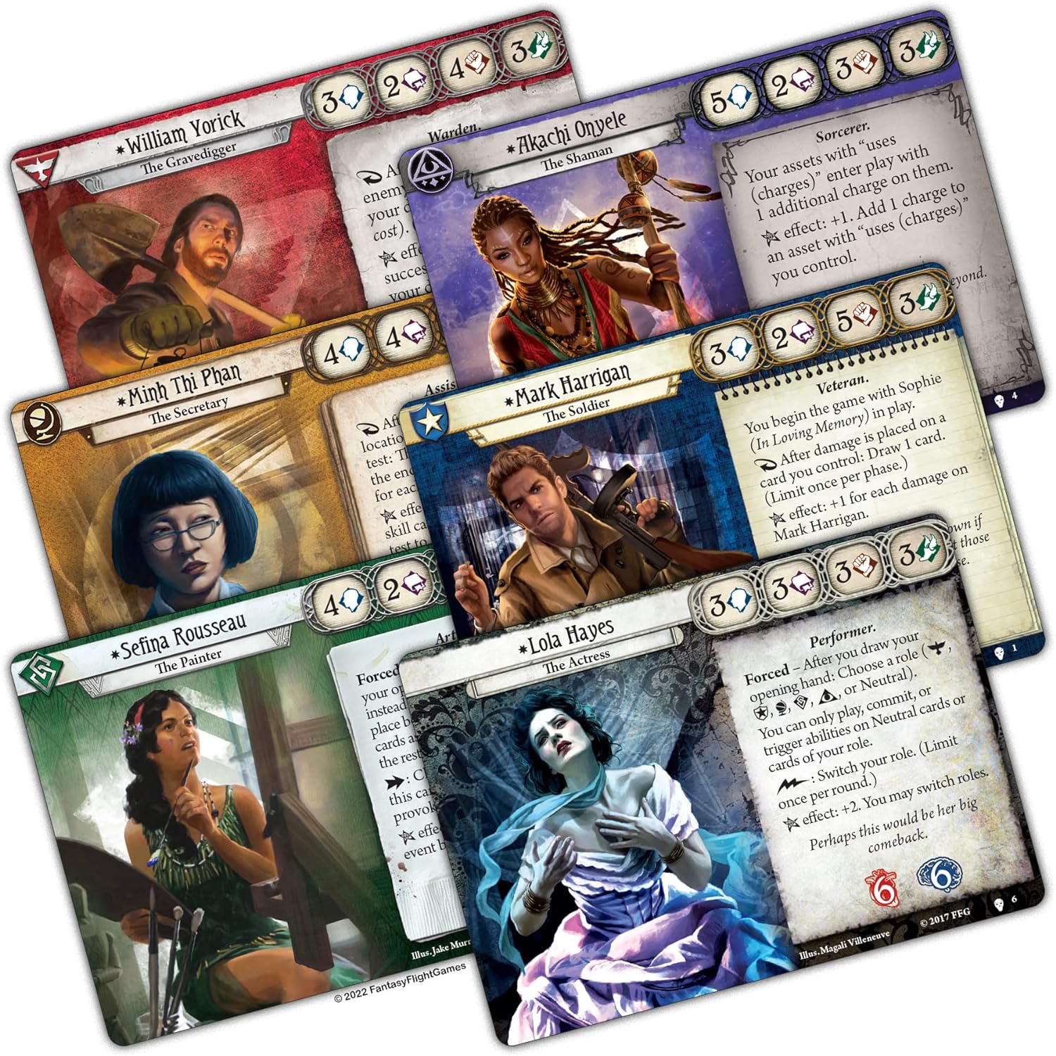 Fantasy Flight Games Arkham Horror: Das Kartenspiel – Der Pfad zur Carcosa-Ermittler-Erweiterung 4