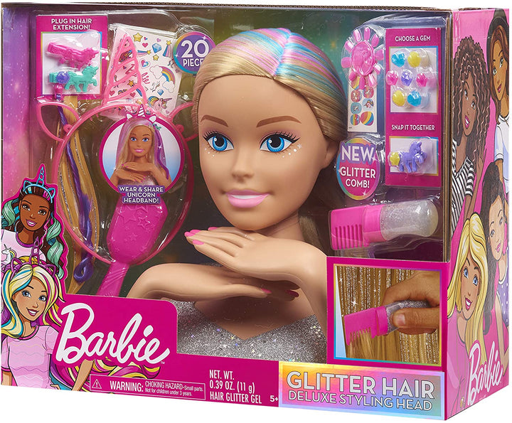 JP Barbie JPL63575 Barbie Deluxe per lo styling della testa bionda