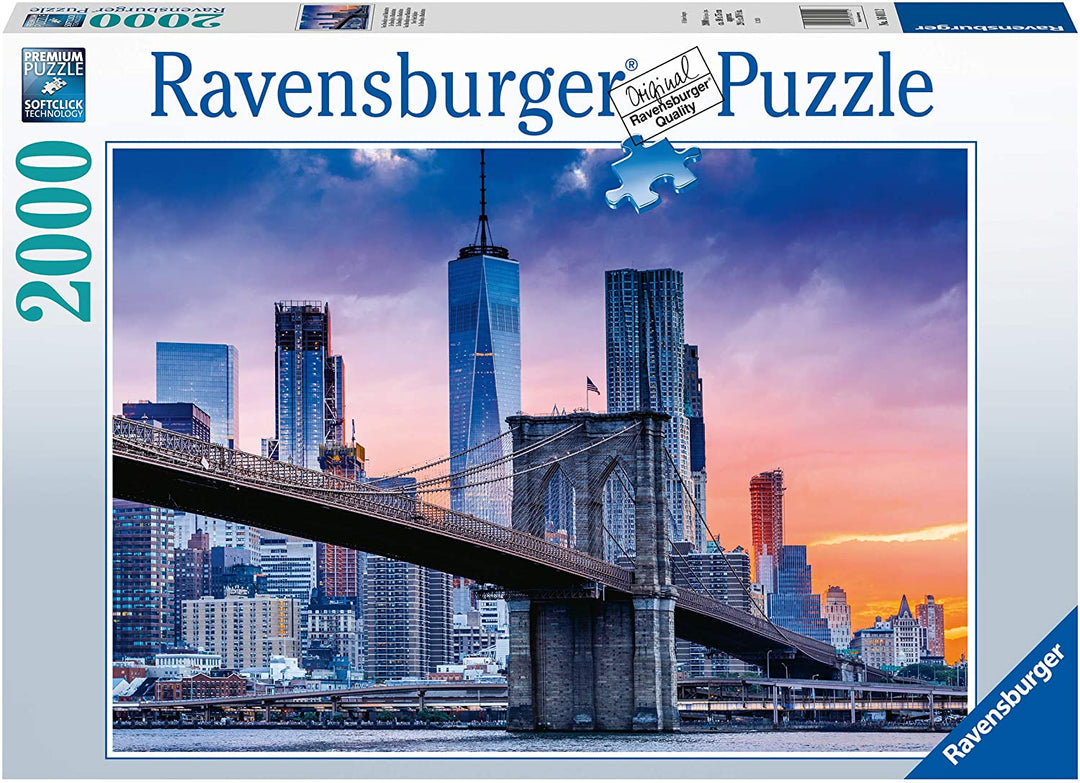 Ravensburger Skyline New York 2000-teiliges Puzzle für Erwachsene und Kinder ab 12 Jahren – Vereinigte Staaten