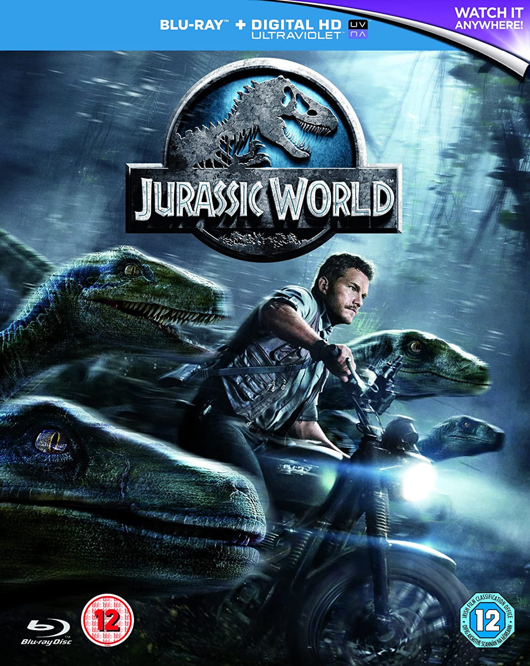 Jurassic World [2015] [Region Free] – Action/Abenteuer [Blu-ray]