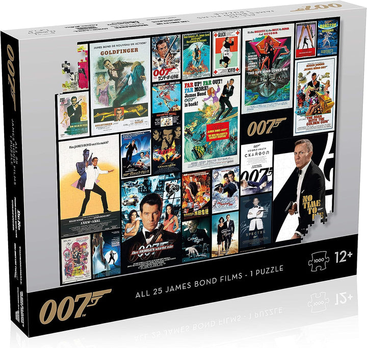 James-Bond-Puzzle-Schauspieler-Debüt, 1000-teiliges Puzzlespiel