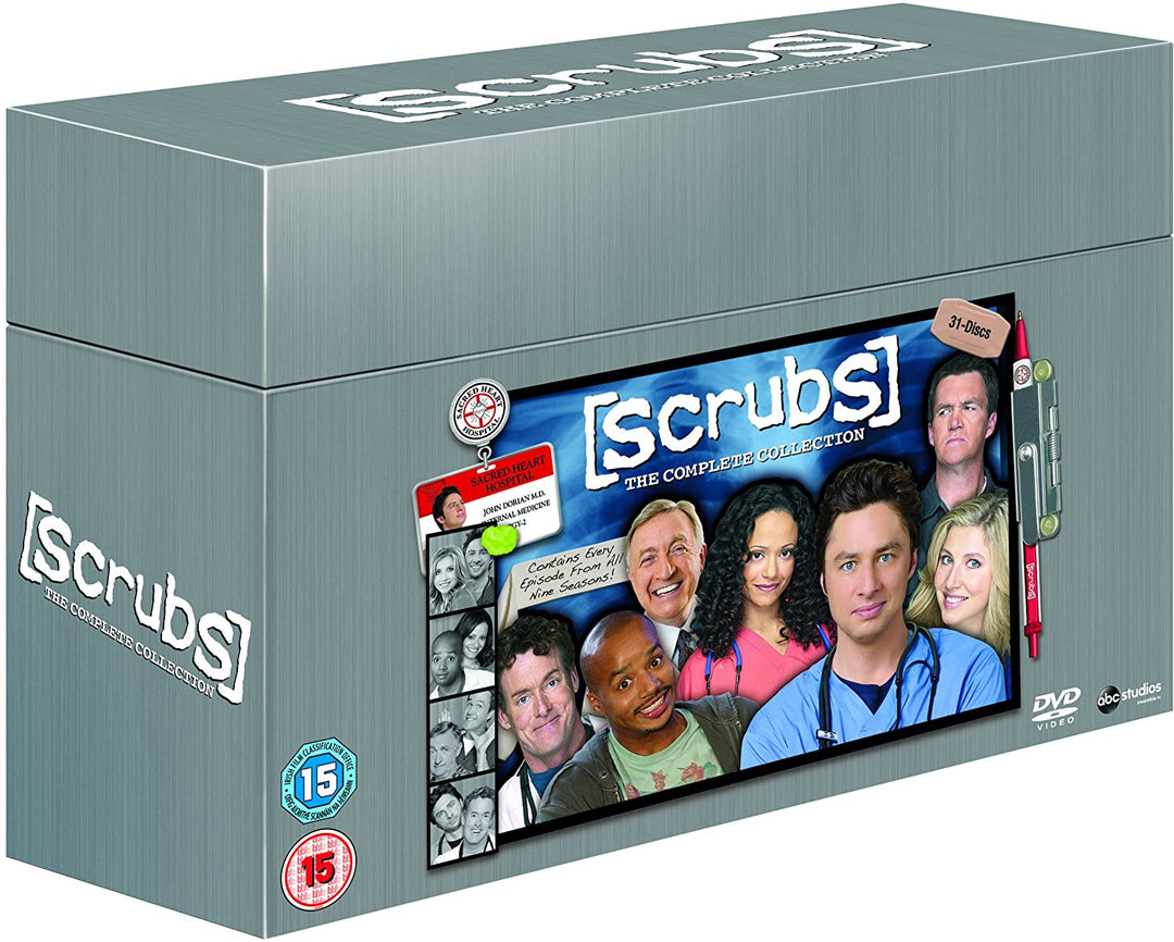Scrubs – Komplette Sammlung: Staffel 1–9 – Sitcom [DVD]