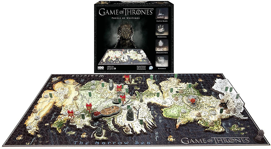 4D Cityscape HBO Game of Thrones Westeros Puzzle - Yachew