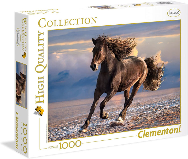 Clementoni - 39420 - Collection Puzzle for Adults and Children- Free Horse - 1000 Pieces