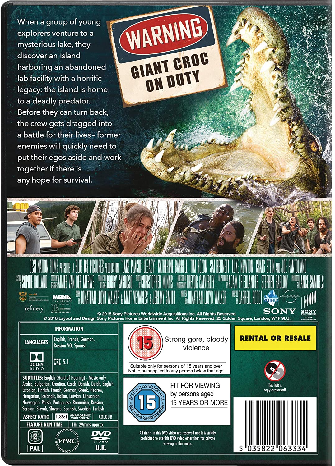 Lake Placid: Legacy - Horror [DVD]