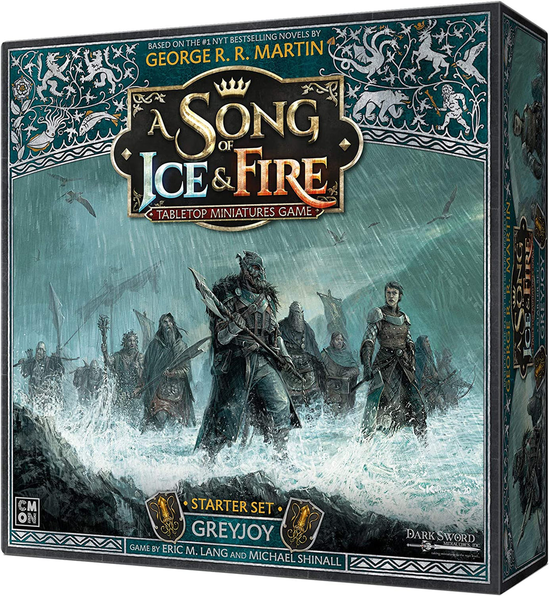 Ein Starter-Set „Das Lied von Eis und Feuer“ von House Greyjoy 