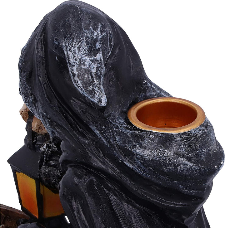 Nemesis Now Scent of The Styx Grim Reaper Backflow Incense Burner 16.6cm, Black