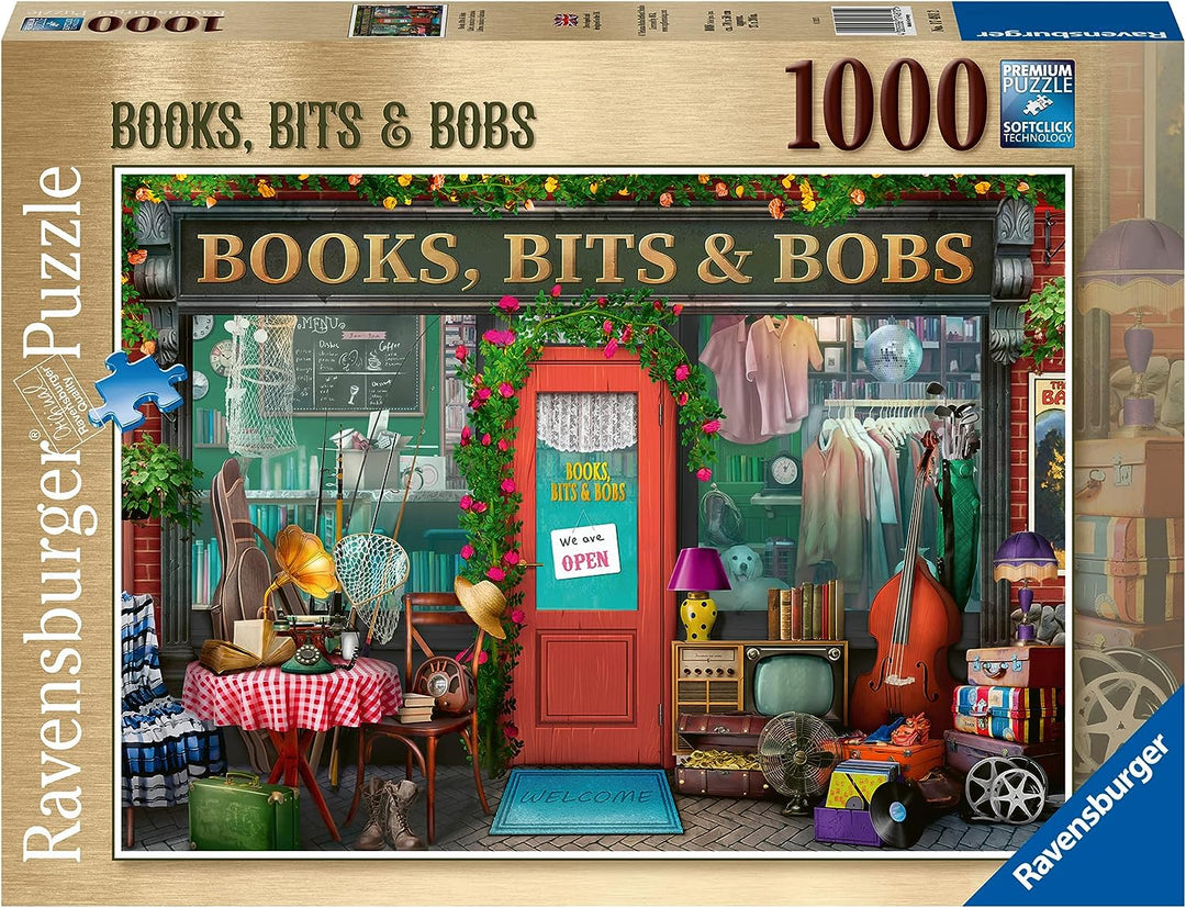 Ravensburger Books, Bits & Bobs 1000 Piece Jigsaw Puzzles for Adults and Kids