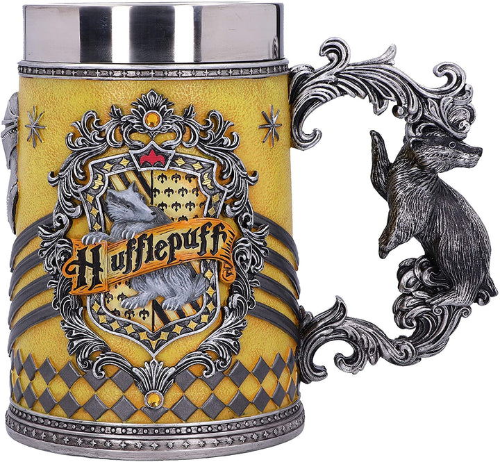 Nemesis Now offiziell lizenzierter Harry Potter Hufflepuff Hogwarts House Sammelkrug, Gelb, 15,5 cm