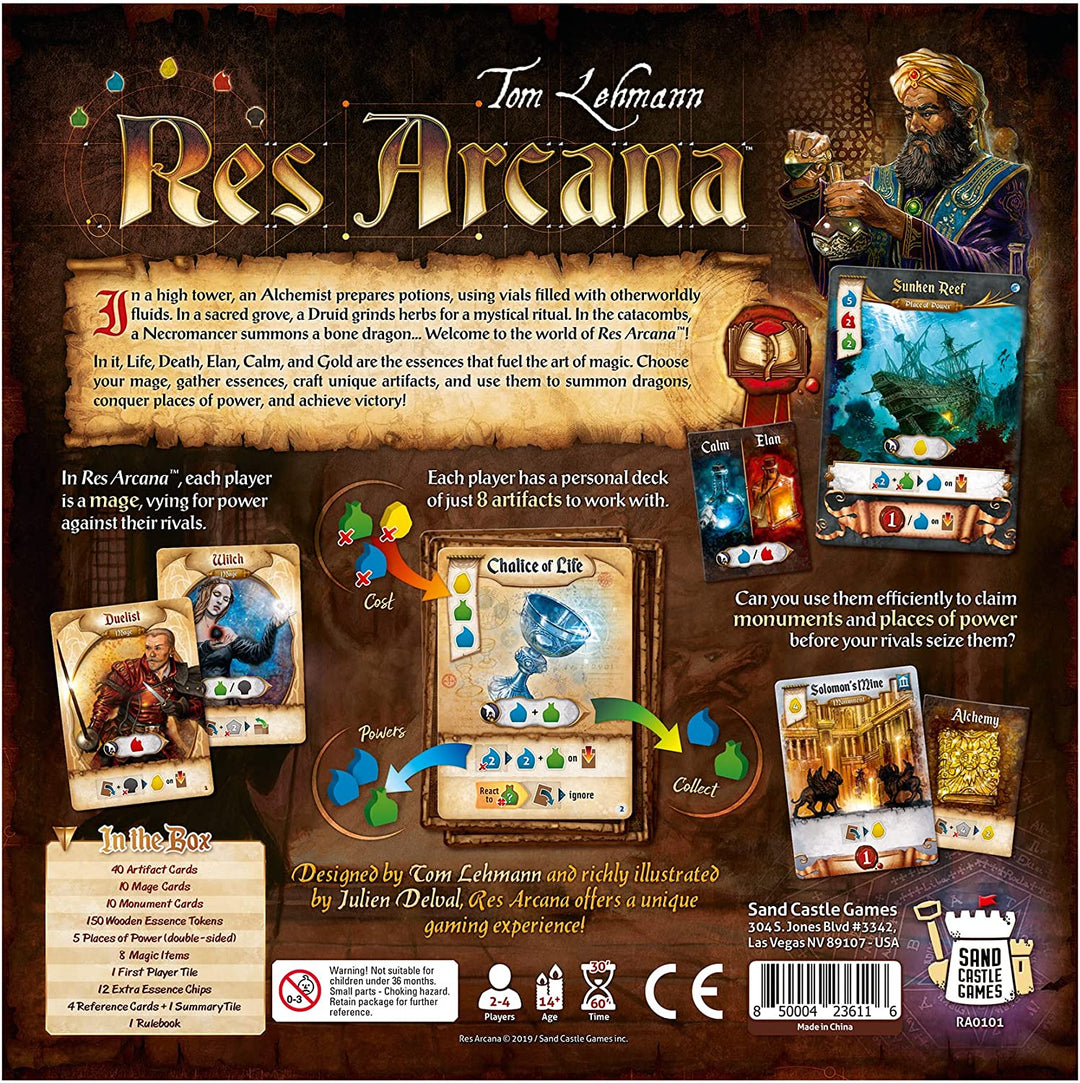 Sand Castle Games RA0101 Res Arcana, gemischte Farben, Standard